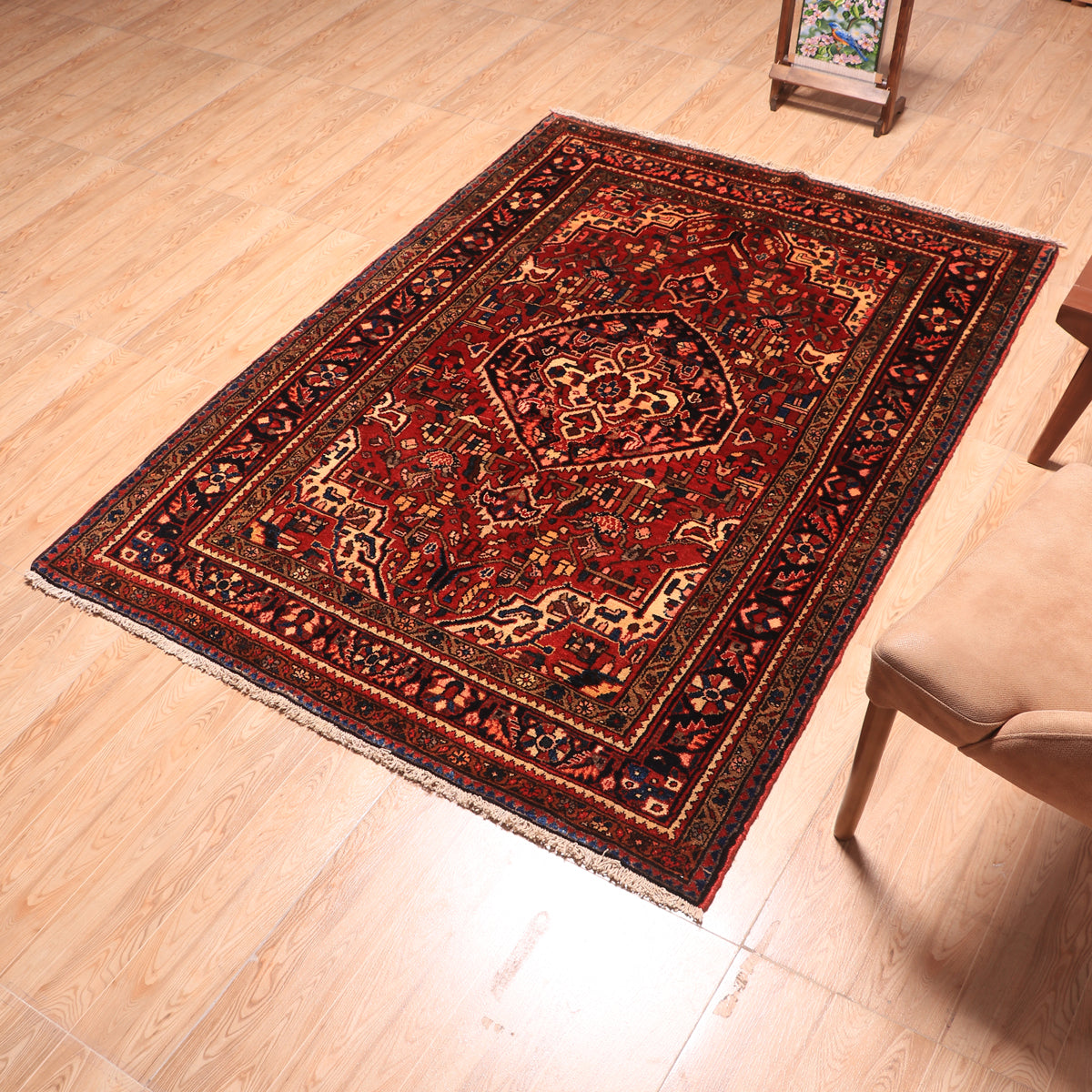 ペルシャ絨毯(イラン産)ホセインアバッド 190×138cm(FL-70145)