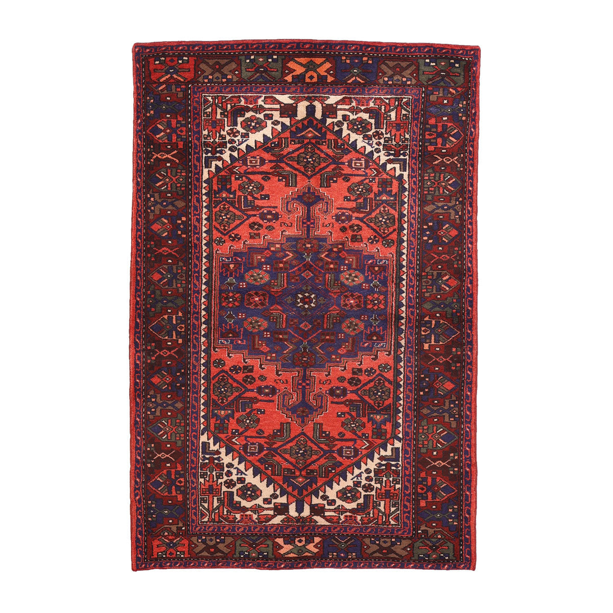 ペルシャ絨毯(イラン産)ハマダン 206×136cm(FL-70148)