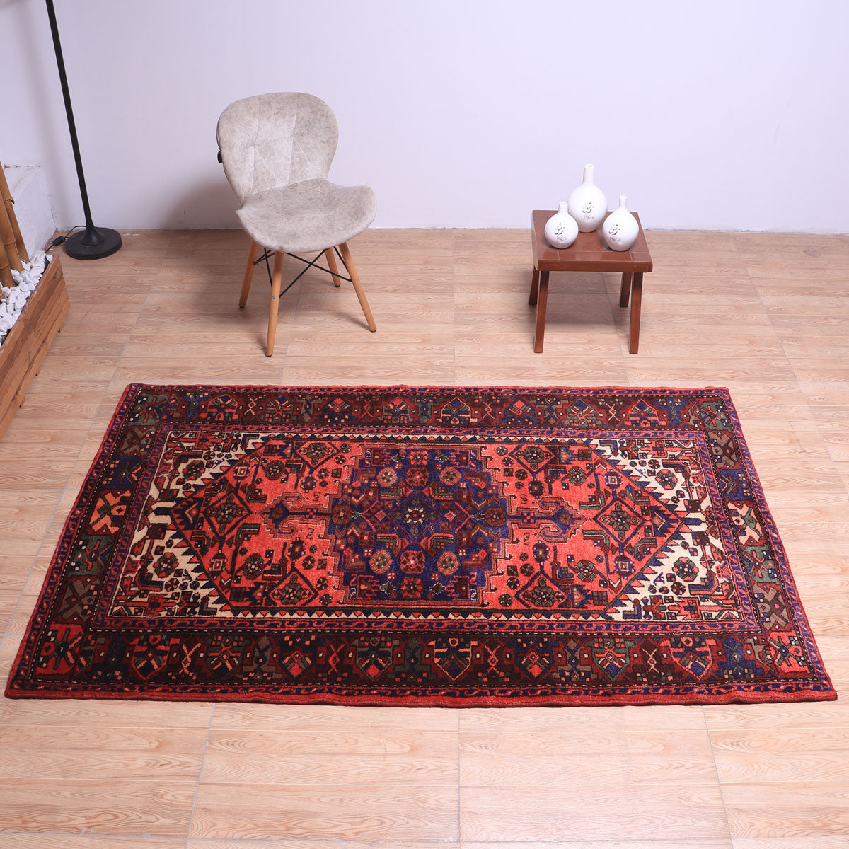 ペルシャ絨毯(イラン産)ハマダン 206×136cm(FL-70148)