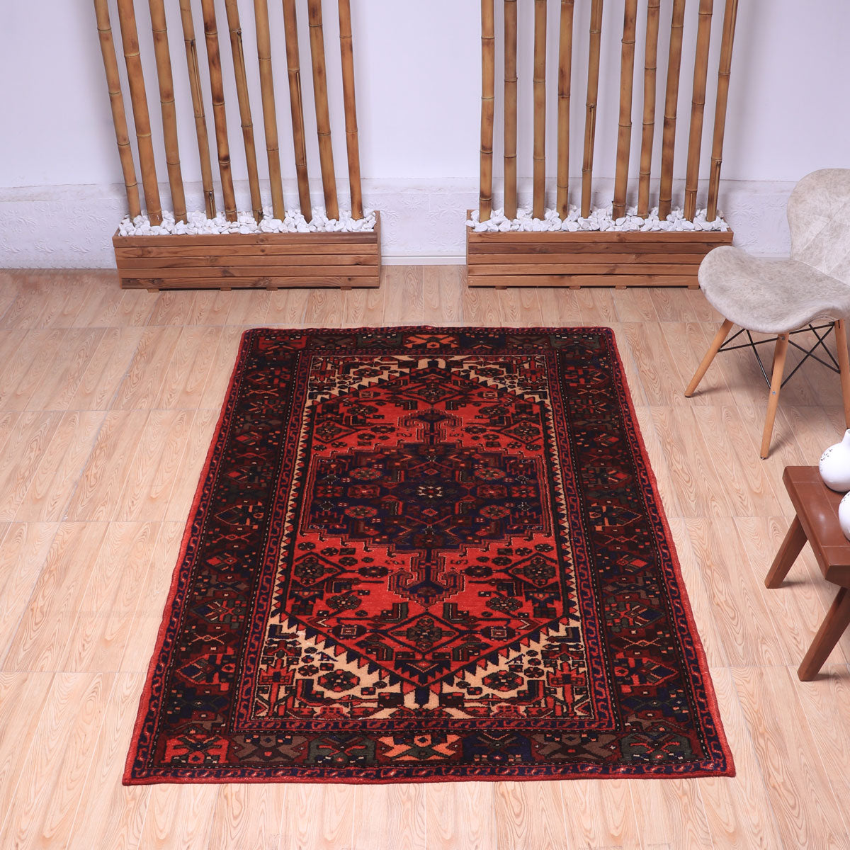 ペルシャ絨毯(イラン産)ハマダン 206×136cm(FL-70148)