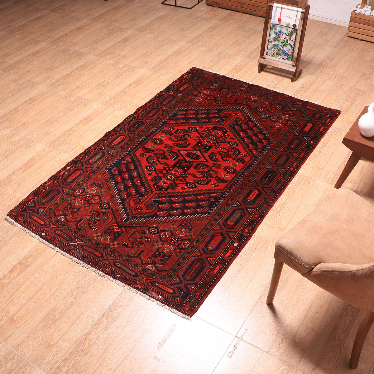 ペルシャ絨毯(イラン産)ハマダン 204×129cm(FL-70149)