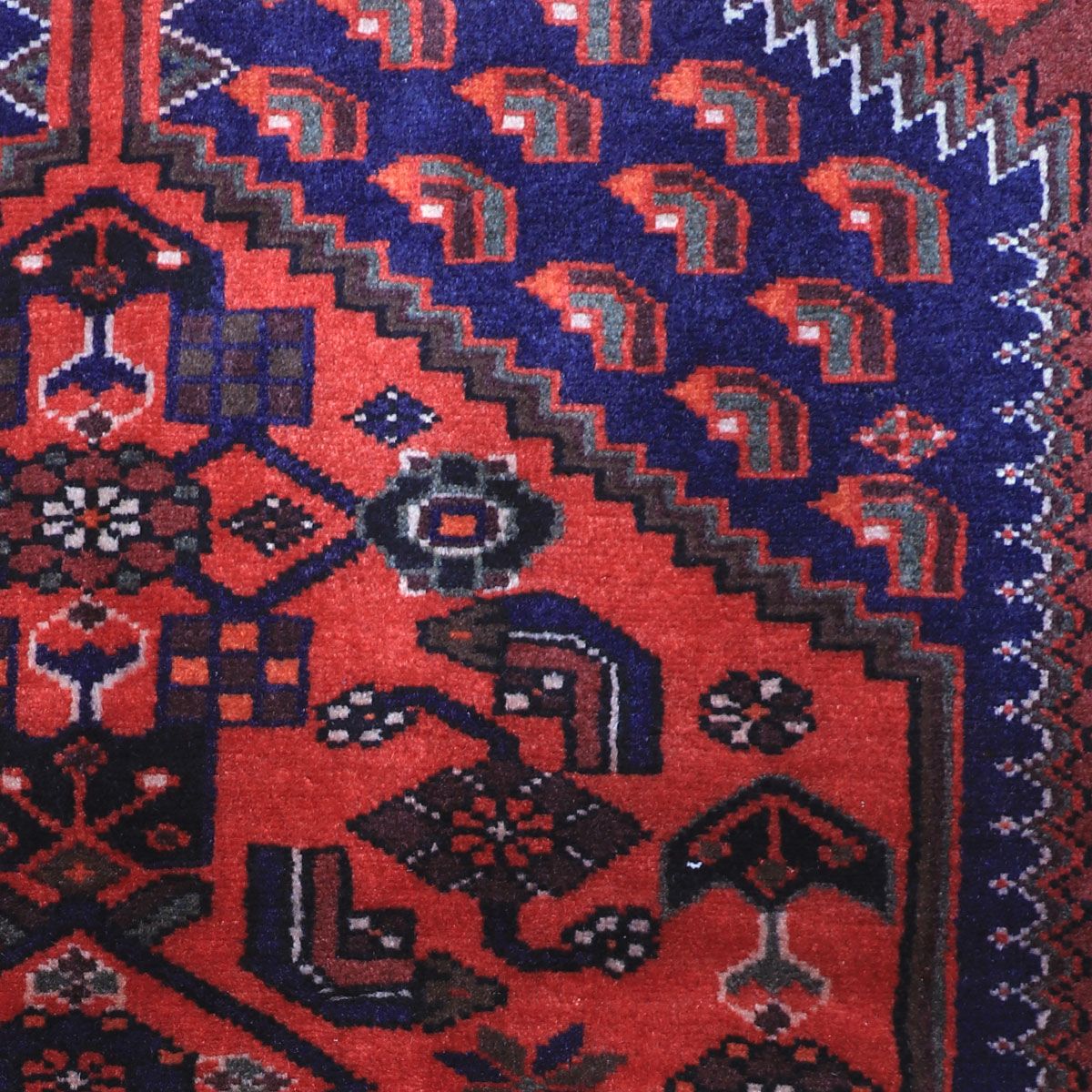 ペルシャ絨毯(イラン産)ハマダン 204×129cm(FL-70149)