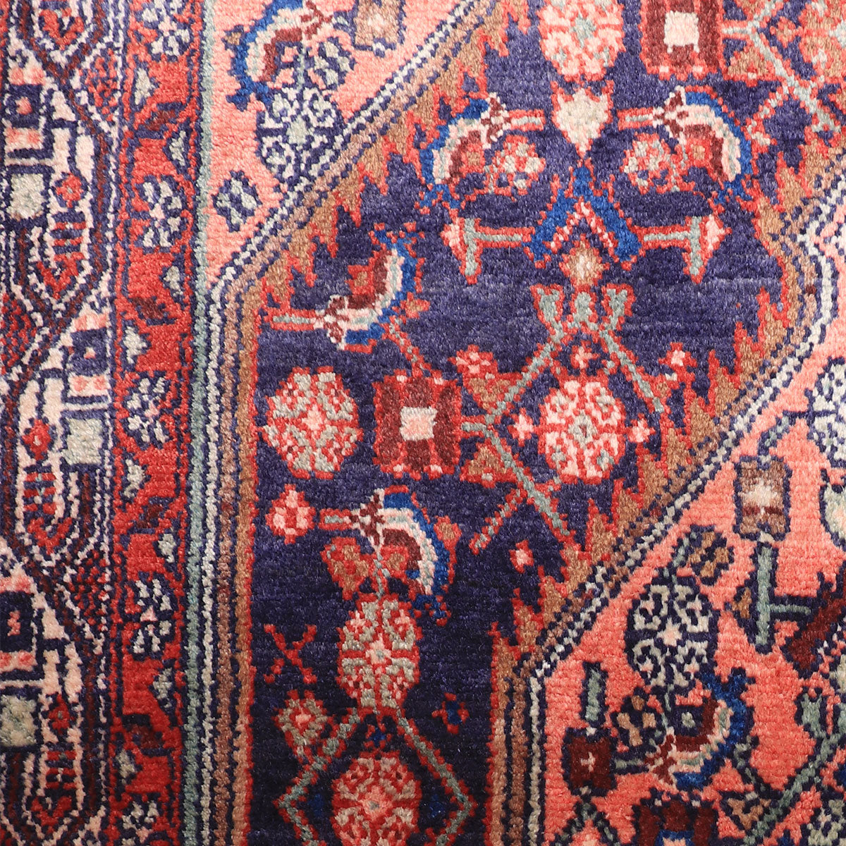 ペルシャ絨毯(イラン産)ハマダン 190×98cm(FL-70150)