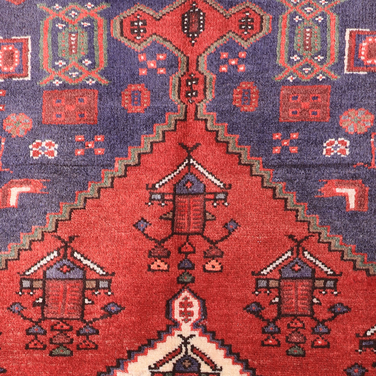ペルシャ絨毯(イラン産)ハマダン 200×126cm(FL-70151)