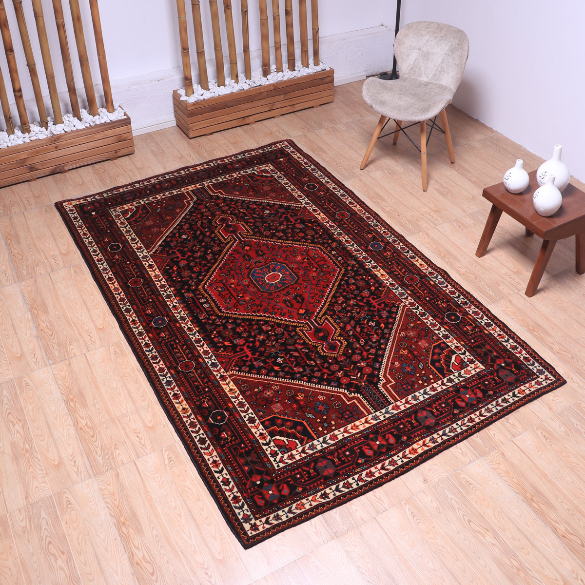 ペルシャ絨毯(イラン産)トゥイセルカーン 229×141cm(FL-70153)