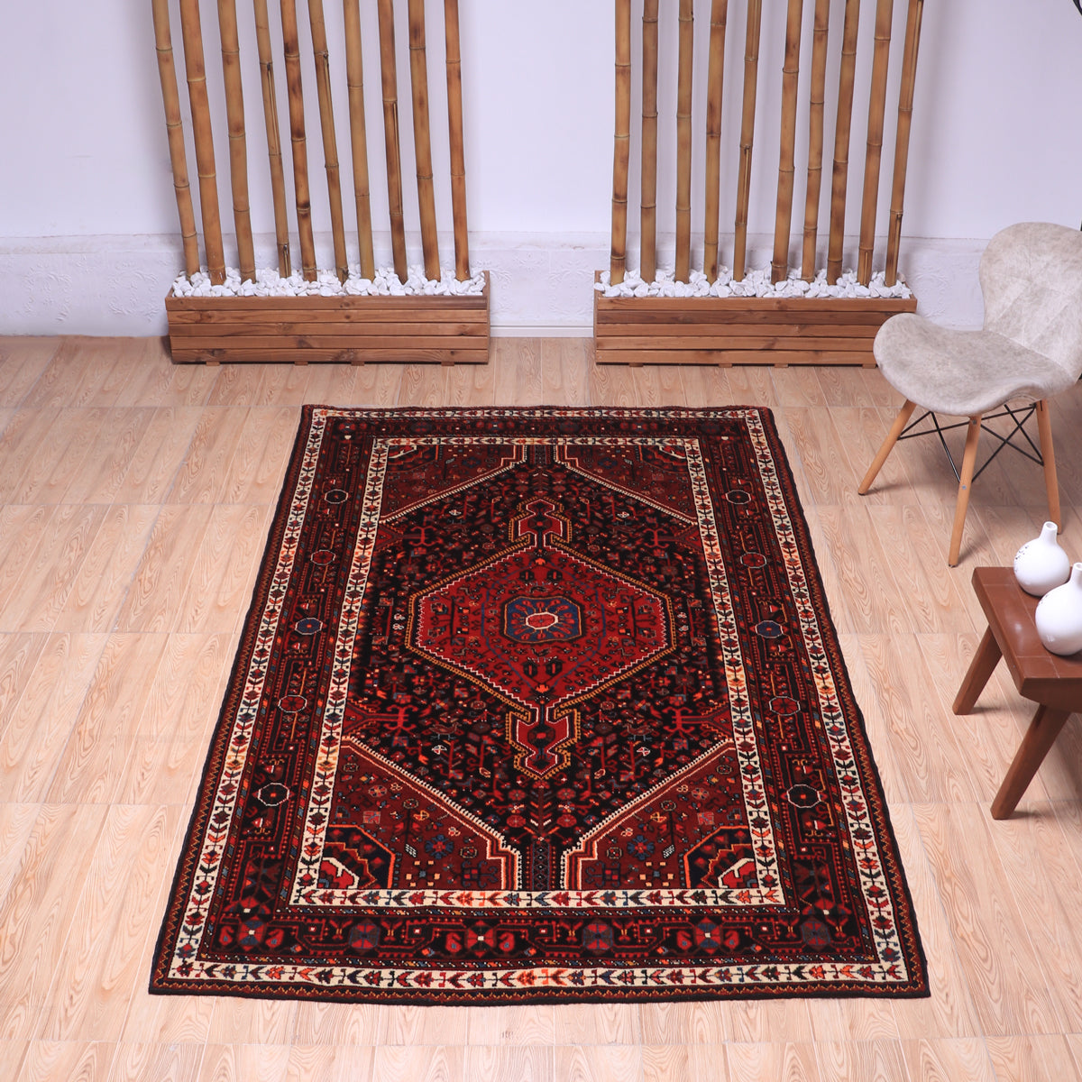 ペルシャ絨毯(イラン産)トゥイセルカーン 229×141cm(FL-70153)