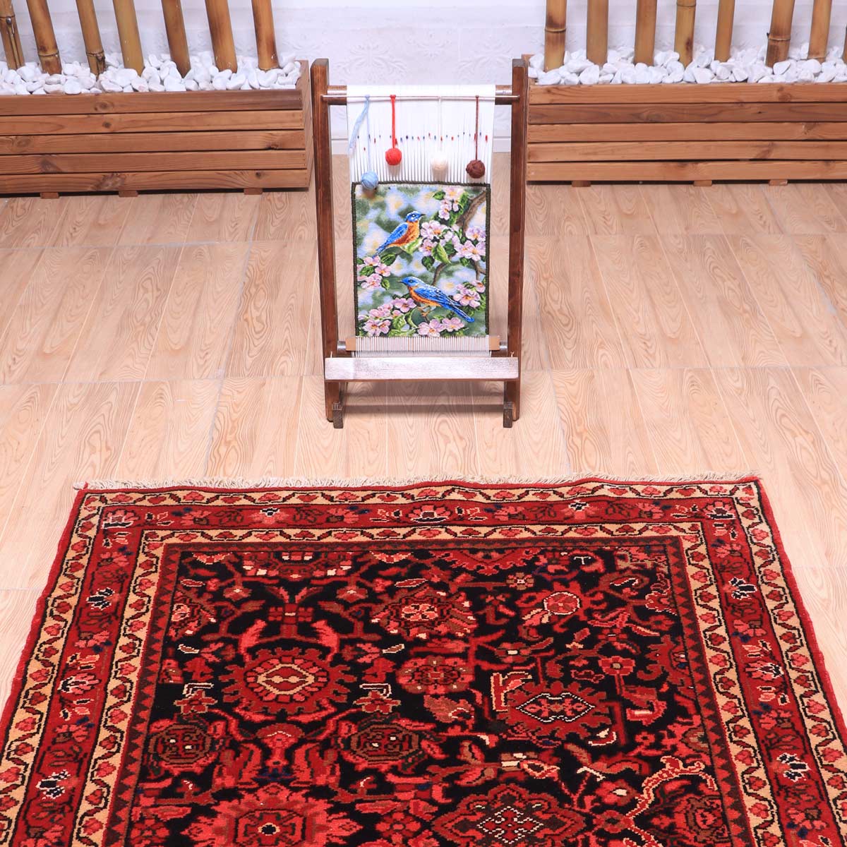 ペルシャ絨毯(イラン産)コリアイ 195×109cm(FL-70154)