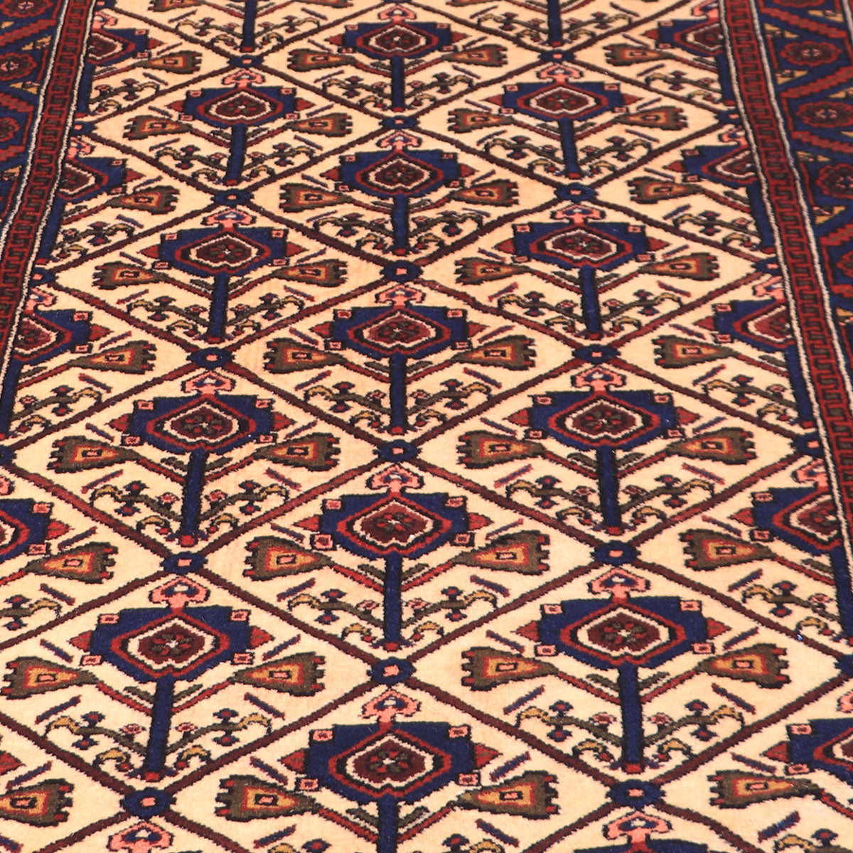 ペルシャ絨毯(イラン産)コリアイ 392×94cm(FL-70155)