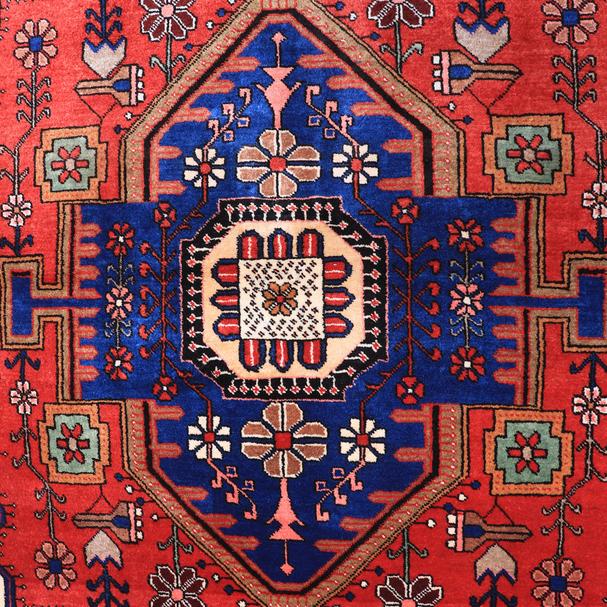 ペルシャ絨毯(イラン産)ナハーバンド 216×137cm(FL-70156)
