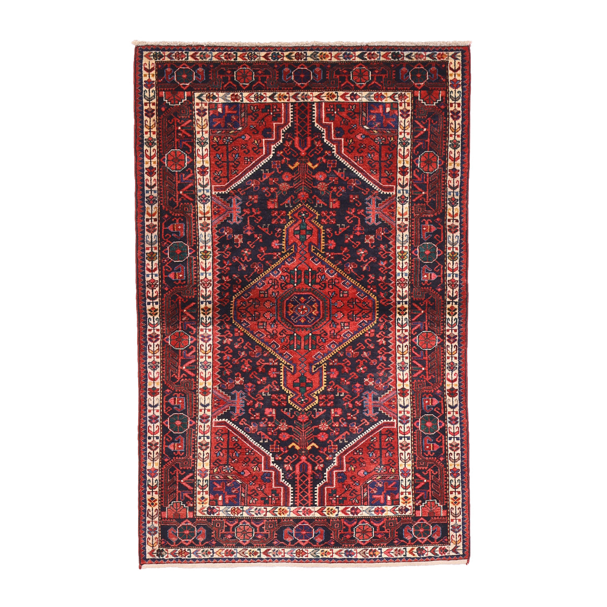 ペルシャ絨毯(イラン産)トゥイセルカーン 186×119cm(FL-70158)