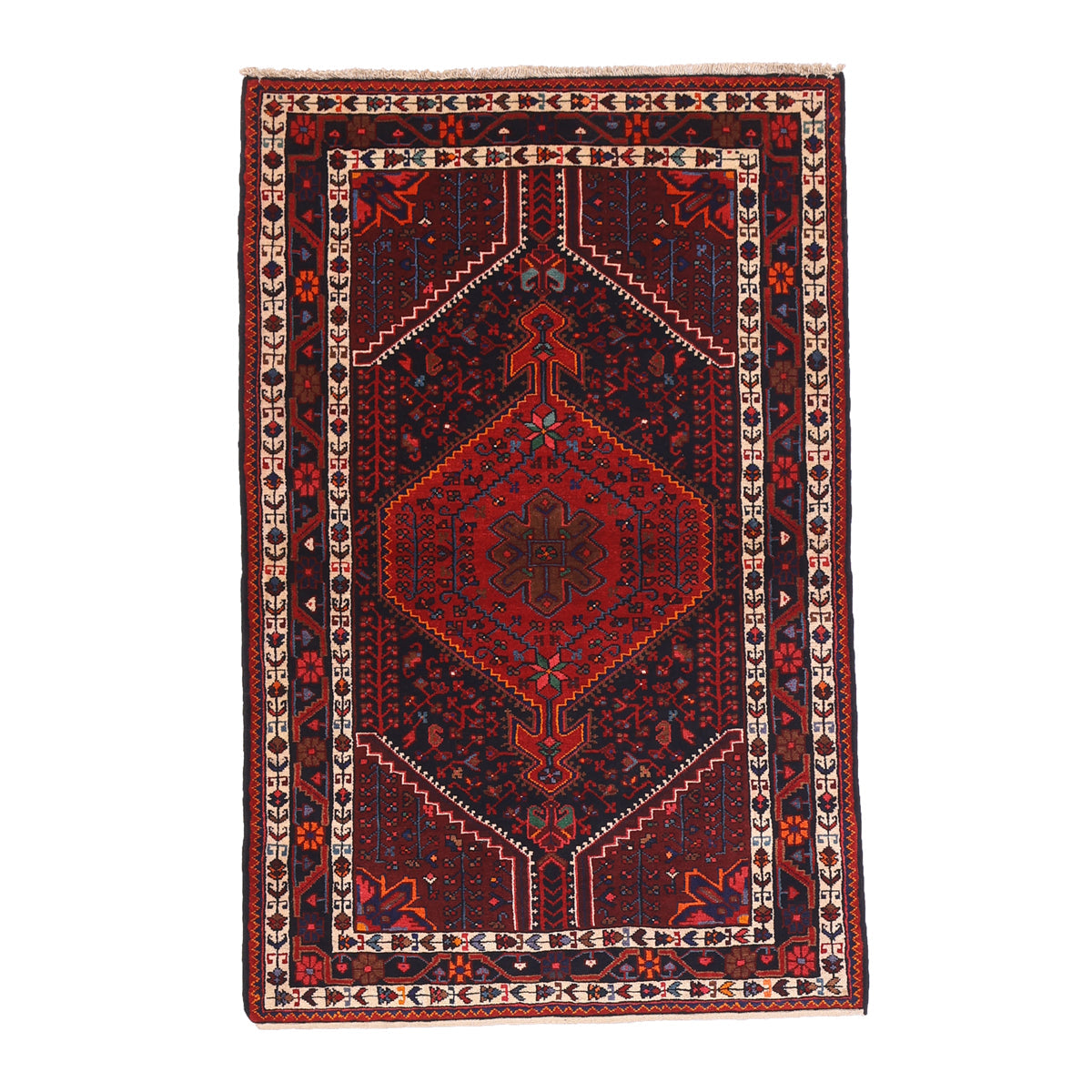 ペルシャ絨毯(イラン産)トゥイセルカーン 187×121cm(FL-70159)
