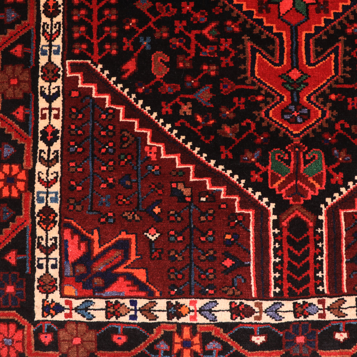 ペルシャ絨毯(イラン産)トゥイセルカーン 187×121cm(FL-70159)