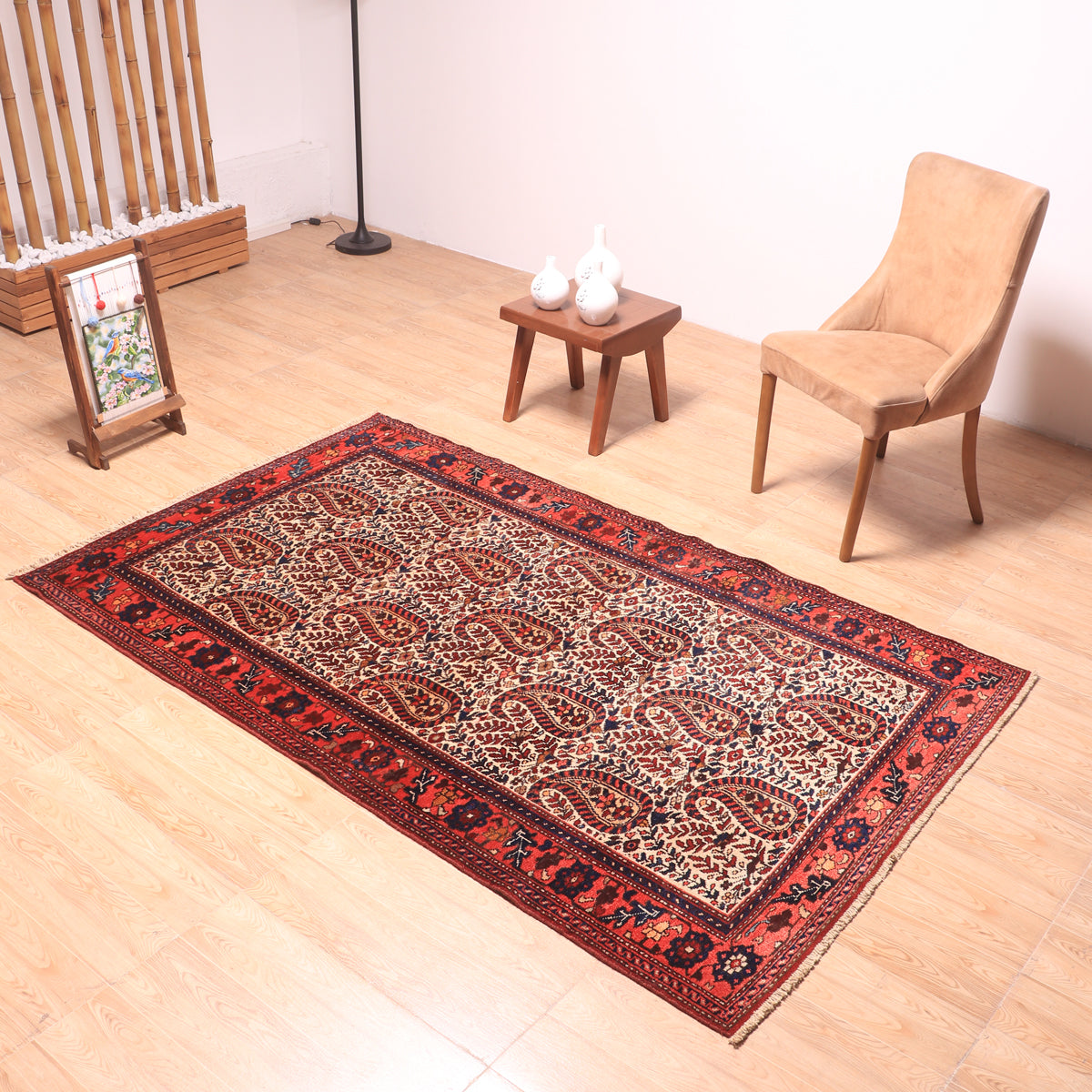 ペルシャ絨毯(イラン産)ハマダン 214×130cm(FL-70160)