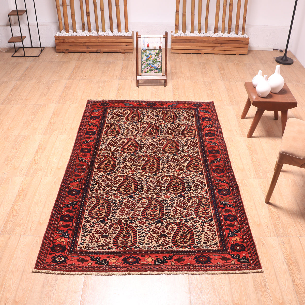 ペルシャ絨毯(イラン産)ハマダン 214×130cm(FL-70160)