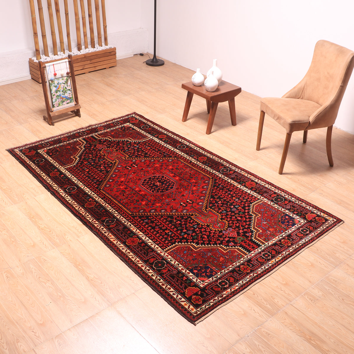 ペルシャ絨毯(イラン産)トゥイセルカーン 232×136cm(FL-70161)