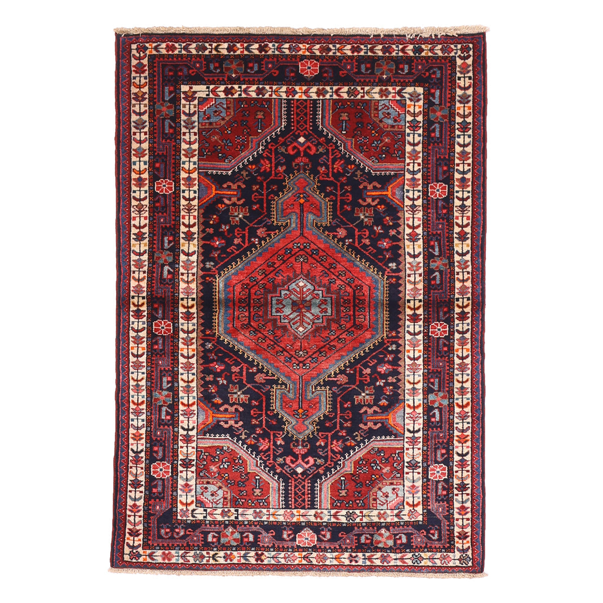 ペルシャ絨毯(イラン産)ハマダン 163×112cm(FL-70162)