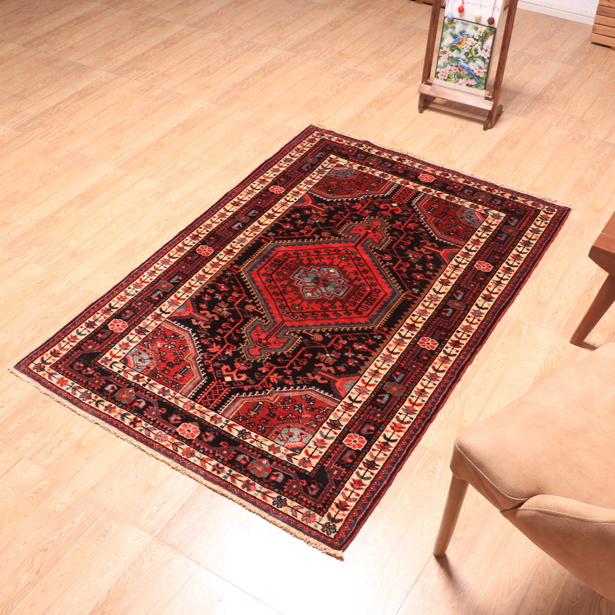 ペルシャ絨毯(イラン産)ハマダン 163×112cm(FL-70162)