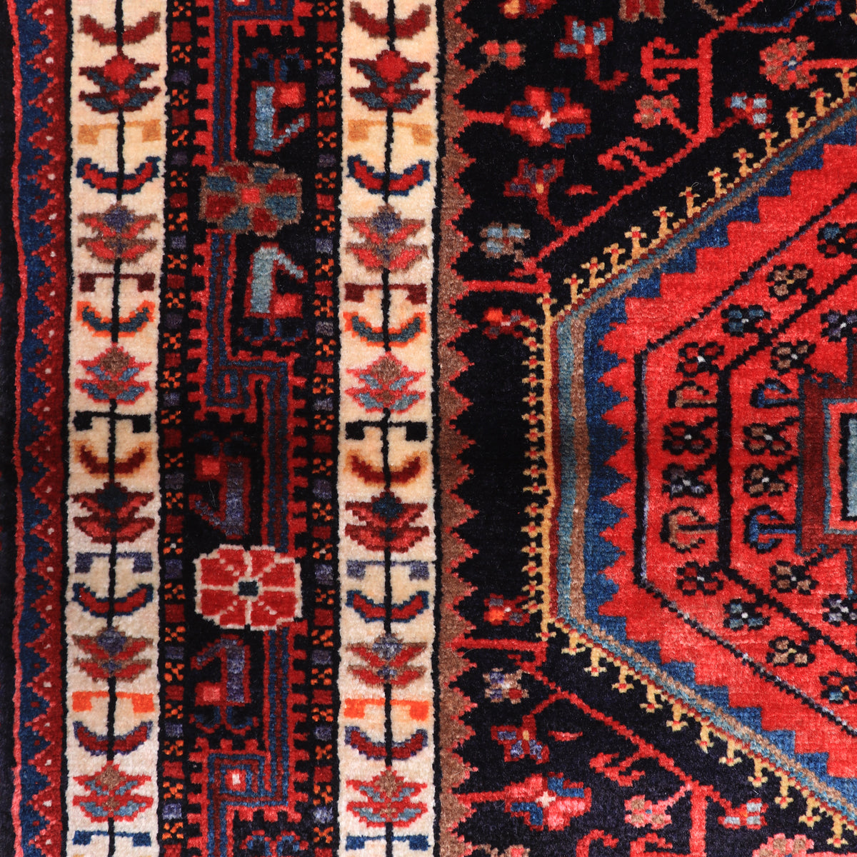 ペルシャ絨毯(イラン産)ハマダン 163×112cm(FL-70162)