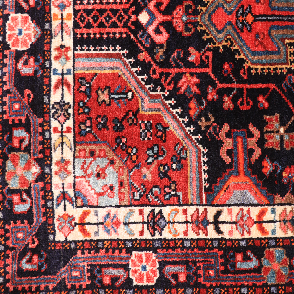 ペルシャ絨毯(イラン産)ハマダン 163×112cm(FL-70162)