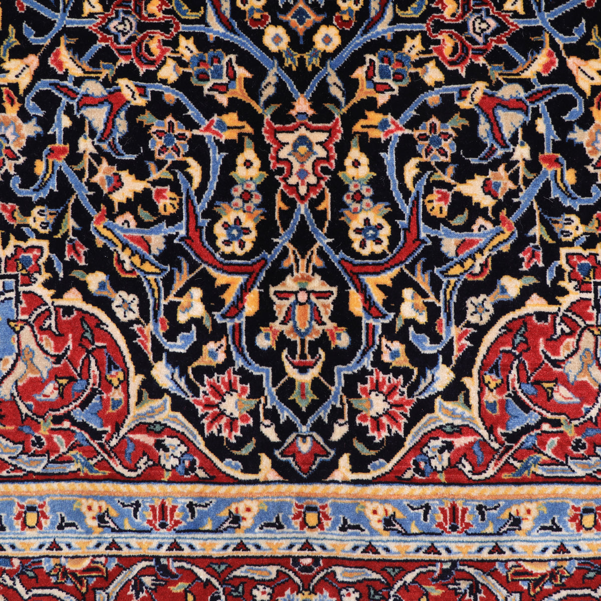 ペルシャ絨毯(イラン産)カーシャーン 208×138cm(FL-70163)