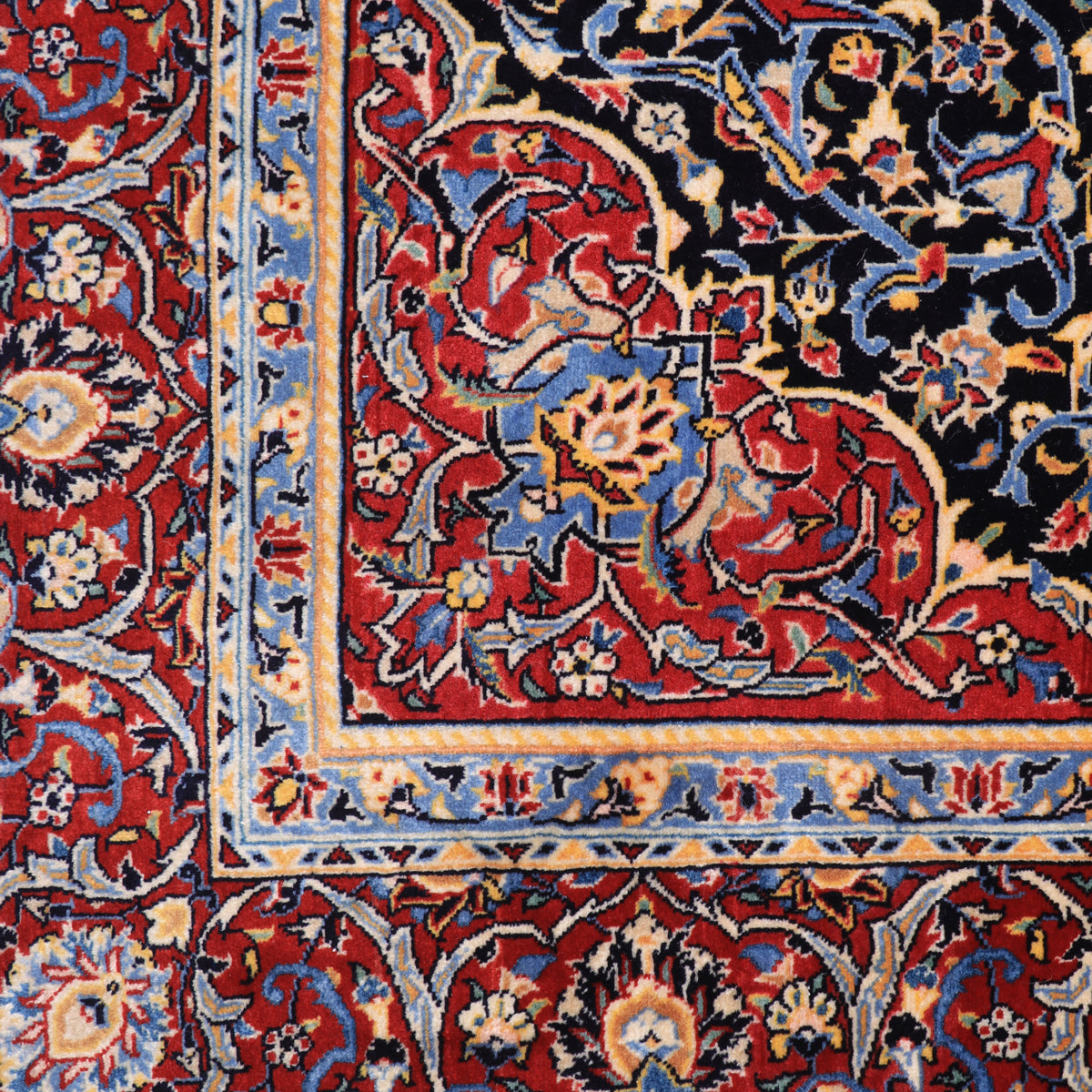 ペルシャ絨毯(イラン産)カーシャーン 208×138cm(FL-70163)