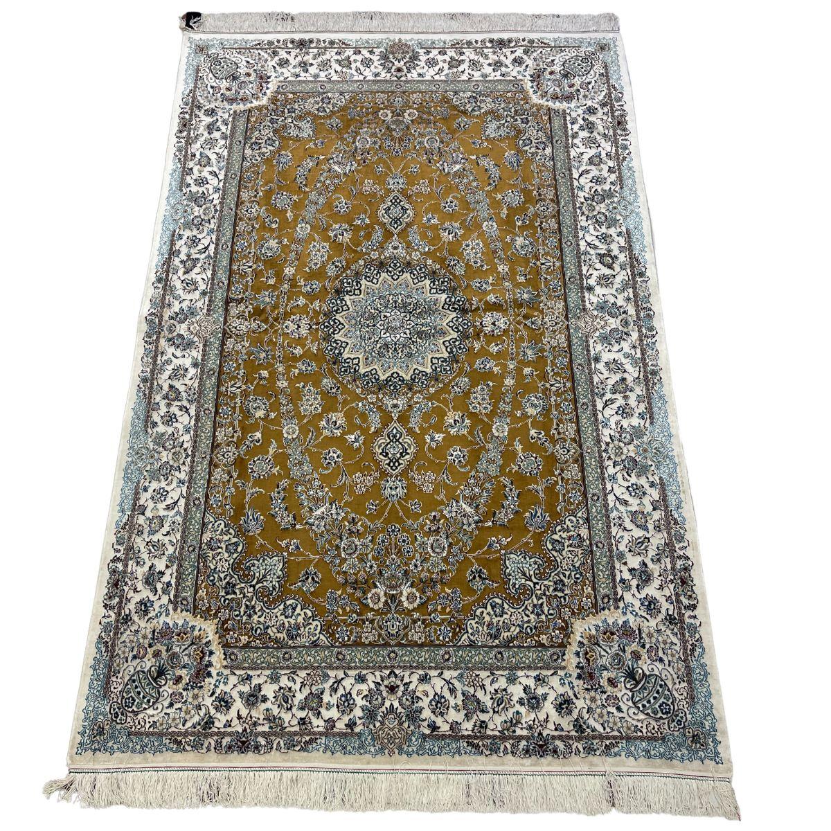 最高級ペルシャ絨毯(ナイン産)ハビビアン工房 227×147cm(FL-70363)