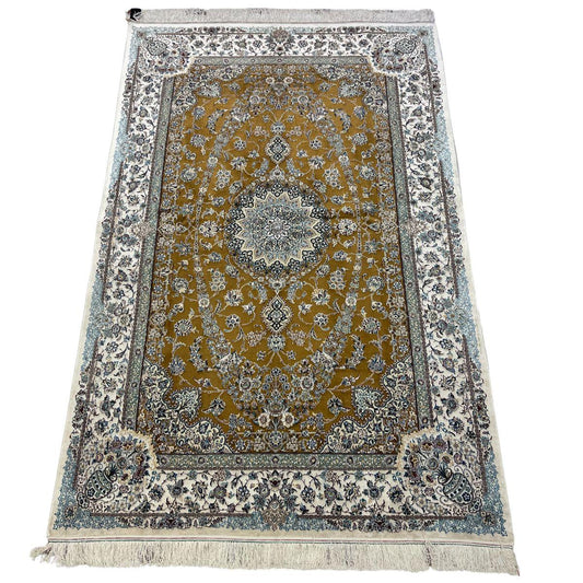 最高級ペルシャ絨毯(ナイン産)ハビビアン工房 227×147cm(FL-70363)
