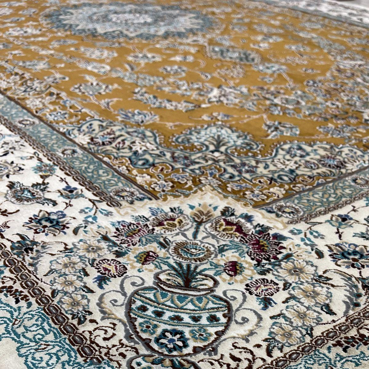 最高級ペルシャ絨毯(ナイン産)ハビビアン工房 227×147cm(FL-70363)