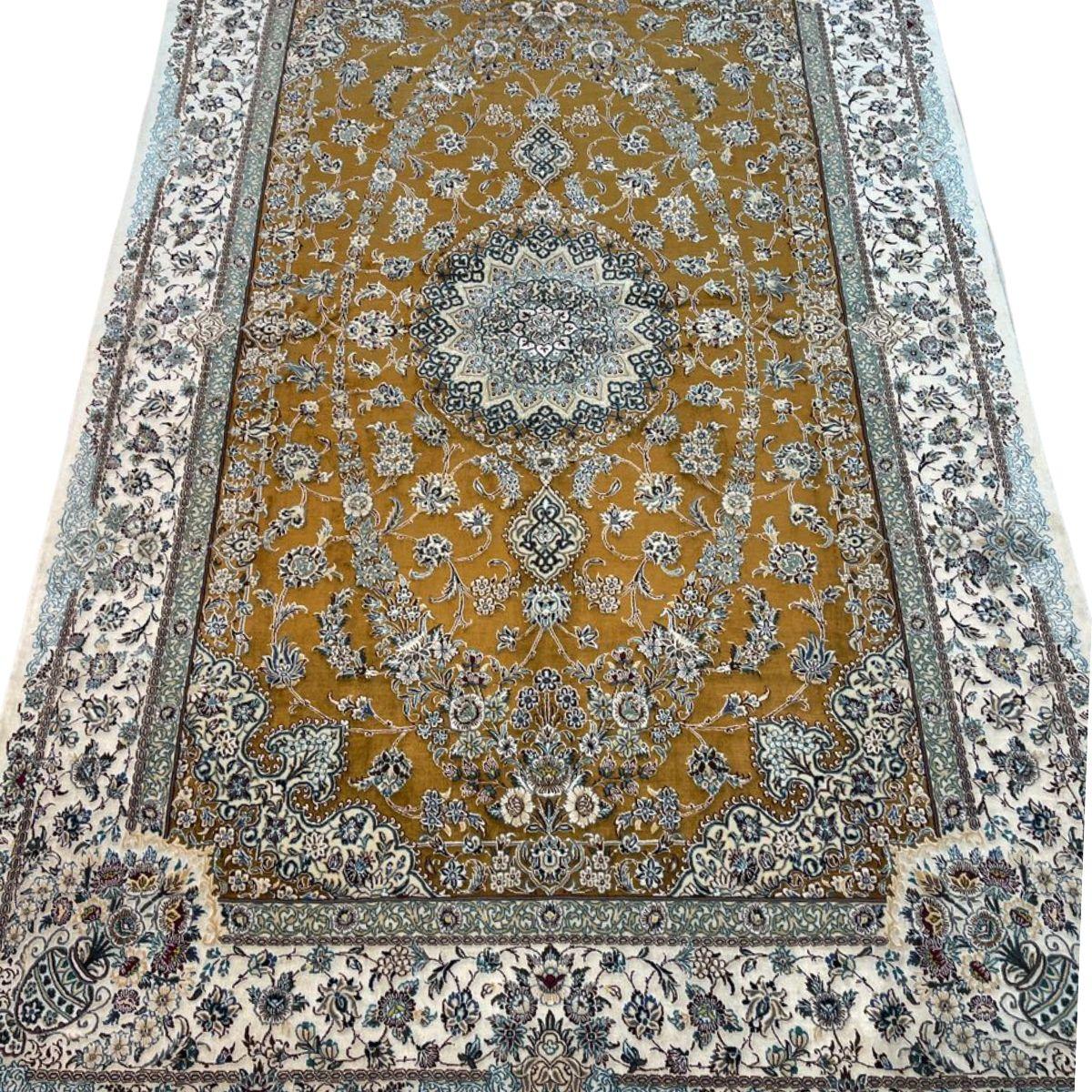 最高級ペルシャ絨毯(ナイン産)ハビビアン工房 227×147cm(FL-70363)