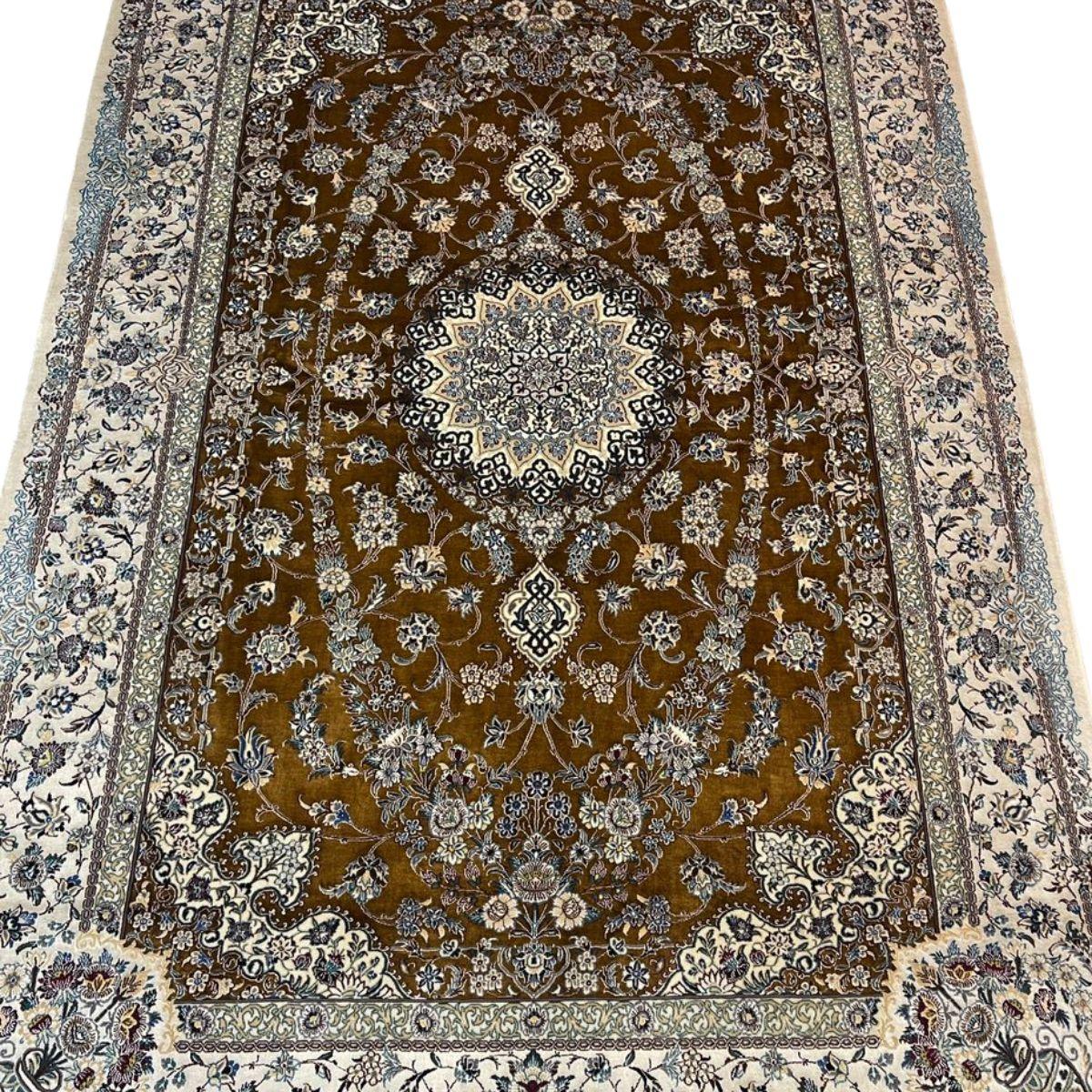 最高級ペルシャ絨毯(ナイン産)ハビビアン工房 227×147cm(FL-70363)