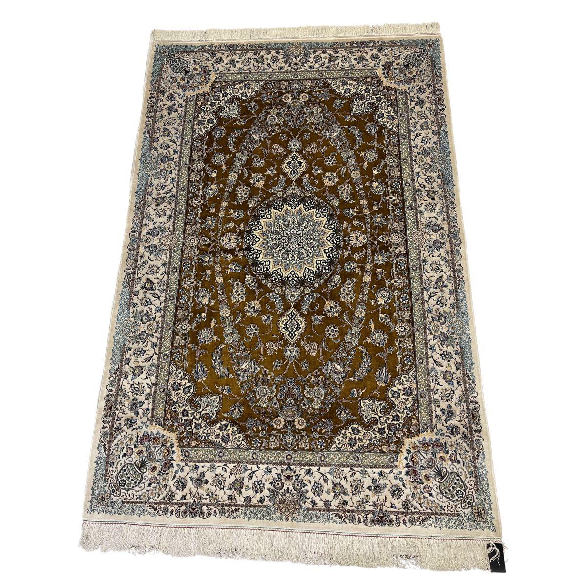 最高級ペルシャ絨毯(ナイン産)ハビビアン工房 227×147cm(FL-70363)