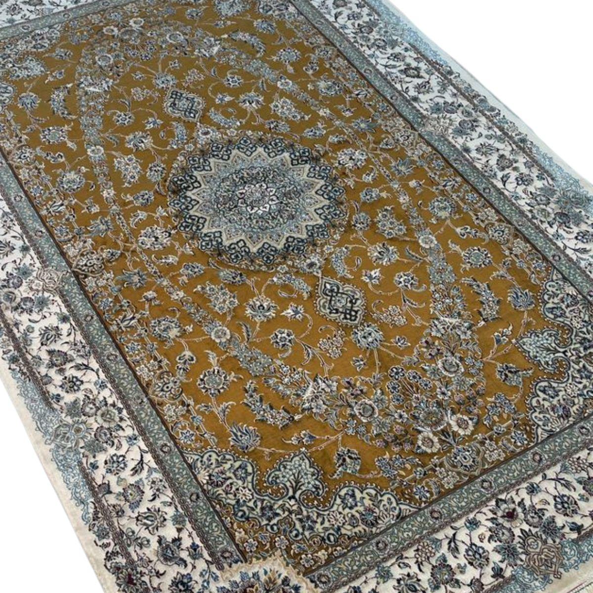 最高級ペルシャ絨毯(ナイン産)ハビビアン工房 227×147cm(FL-70363)