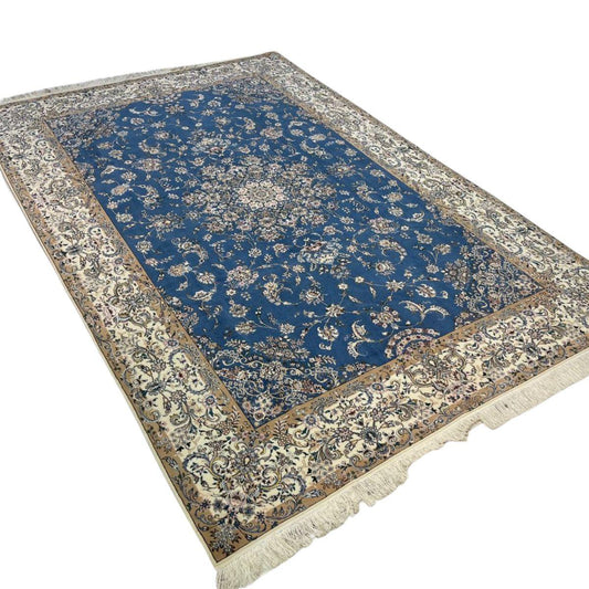 【600万円Collection】最高級ペルシャ絨毯(ナイン産)ハビビアン工房 314×216cm(FL-70365)