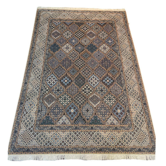 【600万円Collection】最高級ペルシャ絨毯(ナイン産)ハビビアン工房 308×208cm(FL-70366)