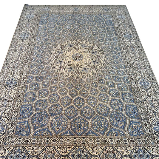 【600万円Collection】最高級ペルシャ絨毯(ナイン産)ハビビアン工房 310×205cm(FL-70368)