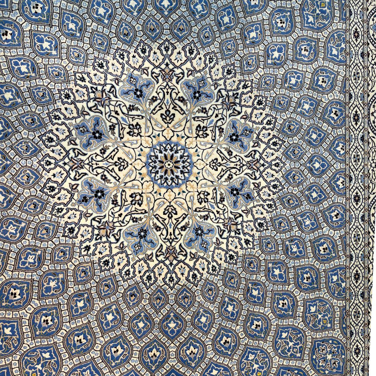 最高級ペルシャ絨毯(ナイン産)ハビビアン工房 310×205cm(FL-70368)