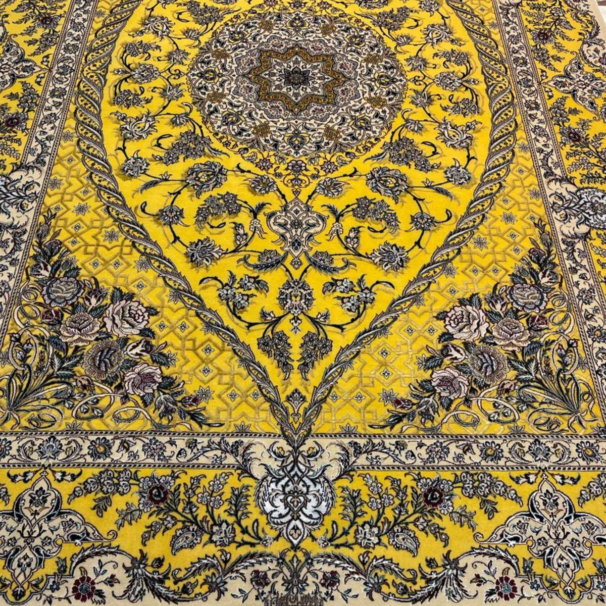 【1800万円Collection】最高級ペルシャ絨毯(ナイン産)ハビビアン工房 301×205cm(FL-70370)