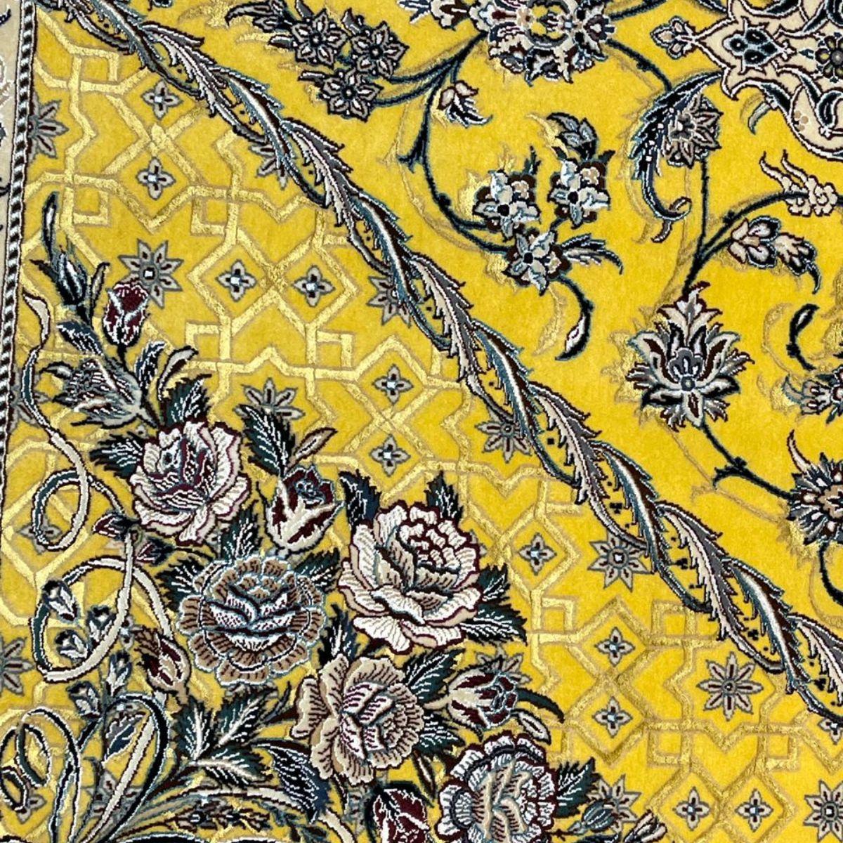 【1800万円Collection】最高級ペルシャ絨毯(ナイン産)ハビビアン工房 301×205cm(FL-70370)