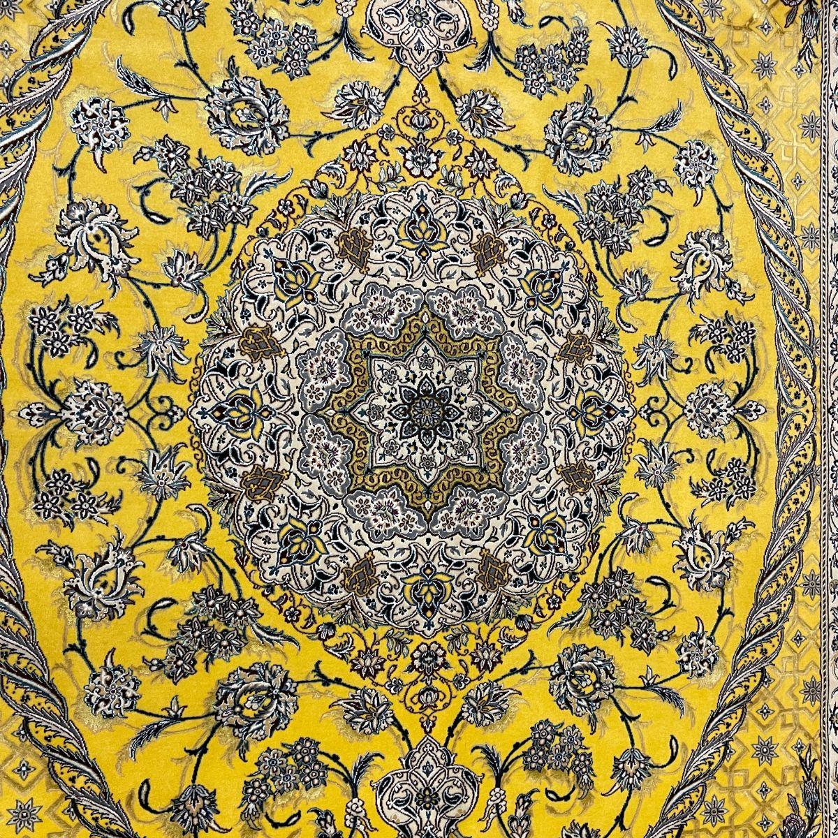 【1800万円Collection】最高級ペルシャ絨毯(ナイン産)ハビビアン工房 301×205cm(FL-70370)