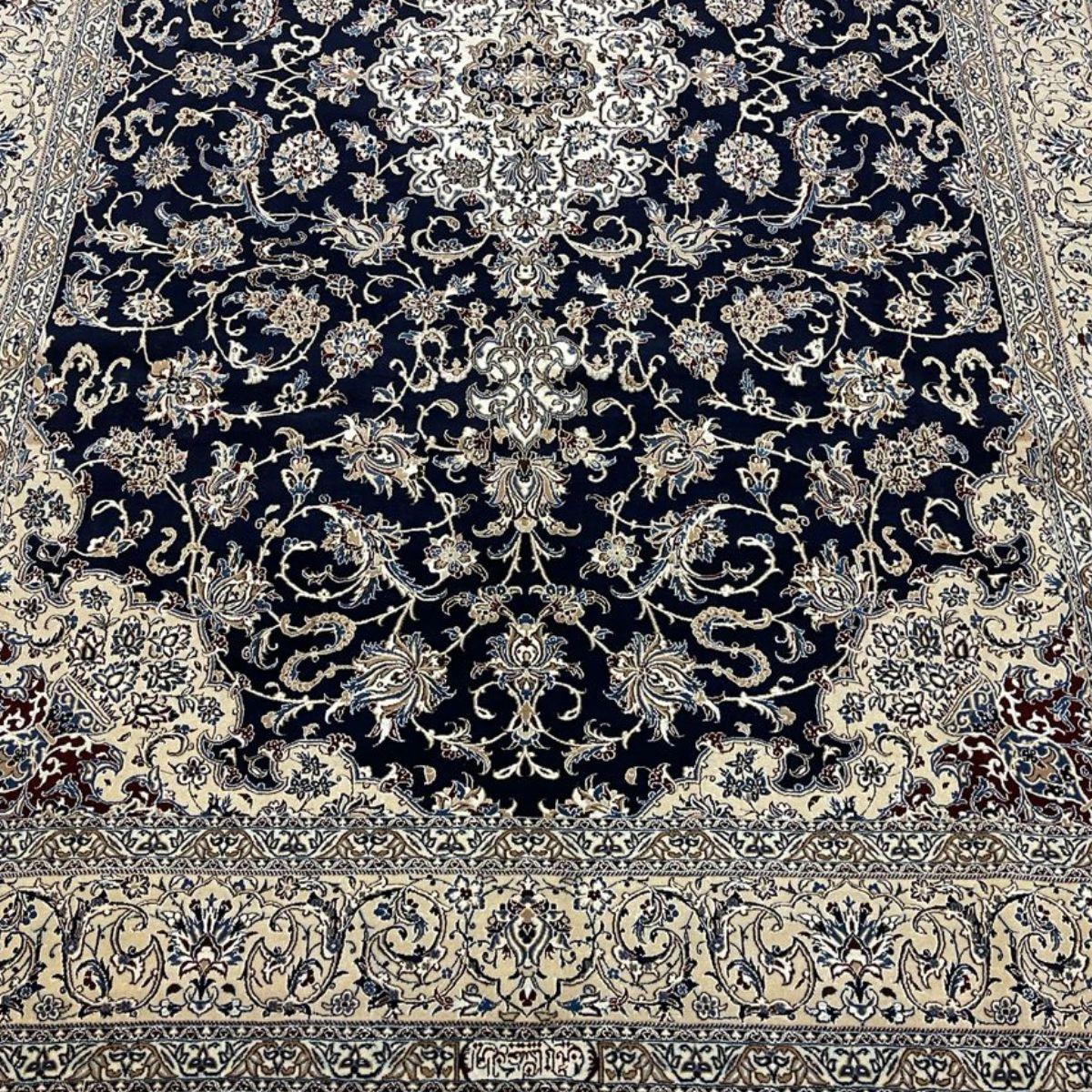最高級ペルシャ絨毯(ナイン産)ハビビアン工房 277×164cm(FL-70372)