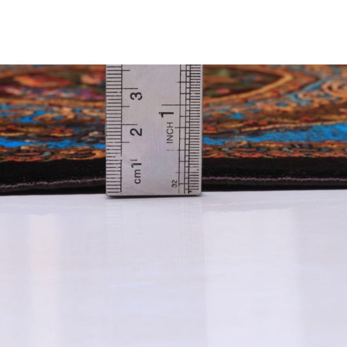 高級ペルシャ絨毯(シルク100%)サマディー工房 180番 122×46cm(FN-70317)