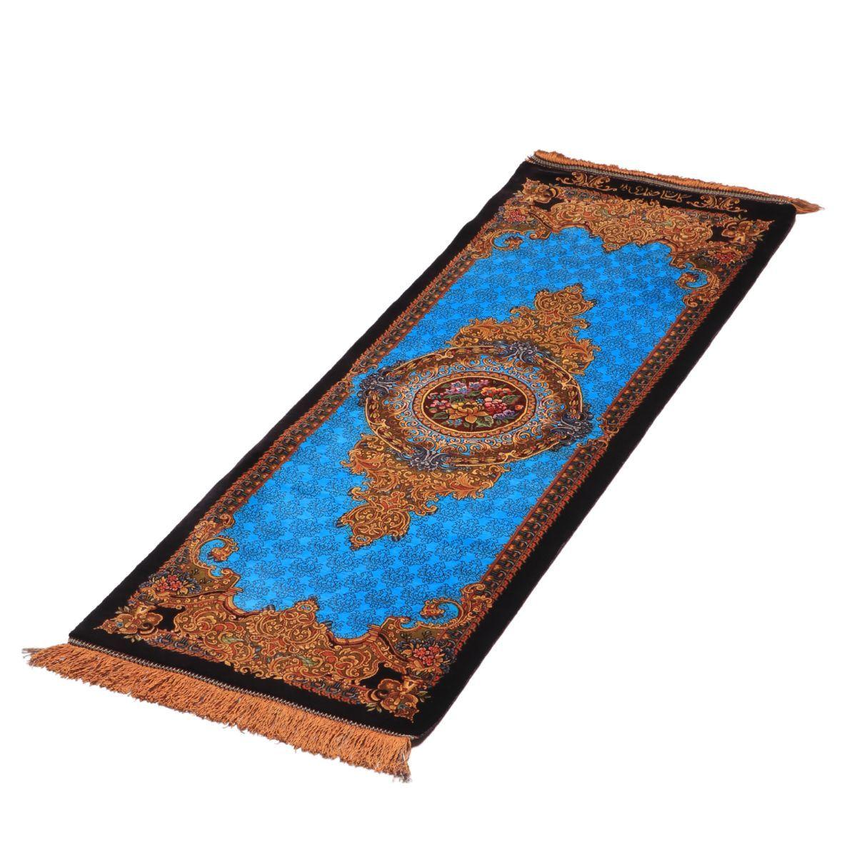 高級ペルシャ絨毯(シルク100%)サマディー工房 180番 122×46cm(FN-70317)