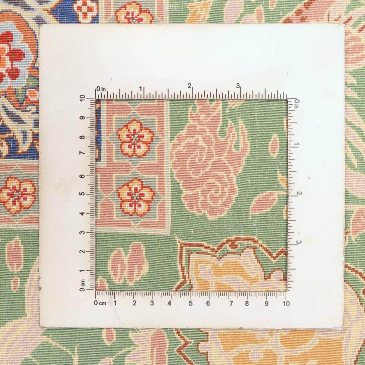 高級ペルシャ絨毯(シルク100%)ヌーリ工房 153×100cm(FN-70361)