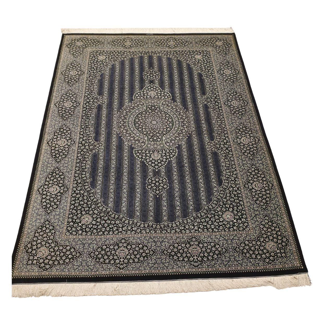 【2000万円Collection】ペルシャ絨毯(シルク100%手織り)マルーフ・モサヴィ 290×206cm(FN-70376)