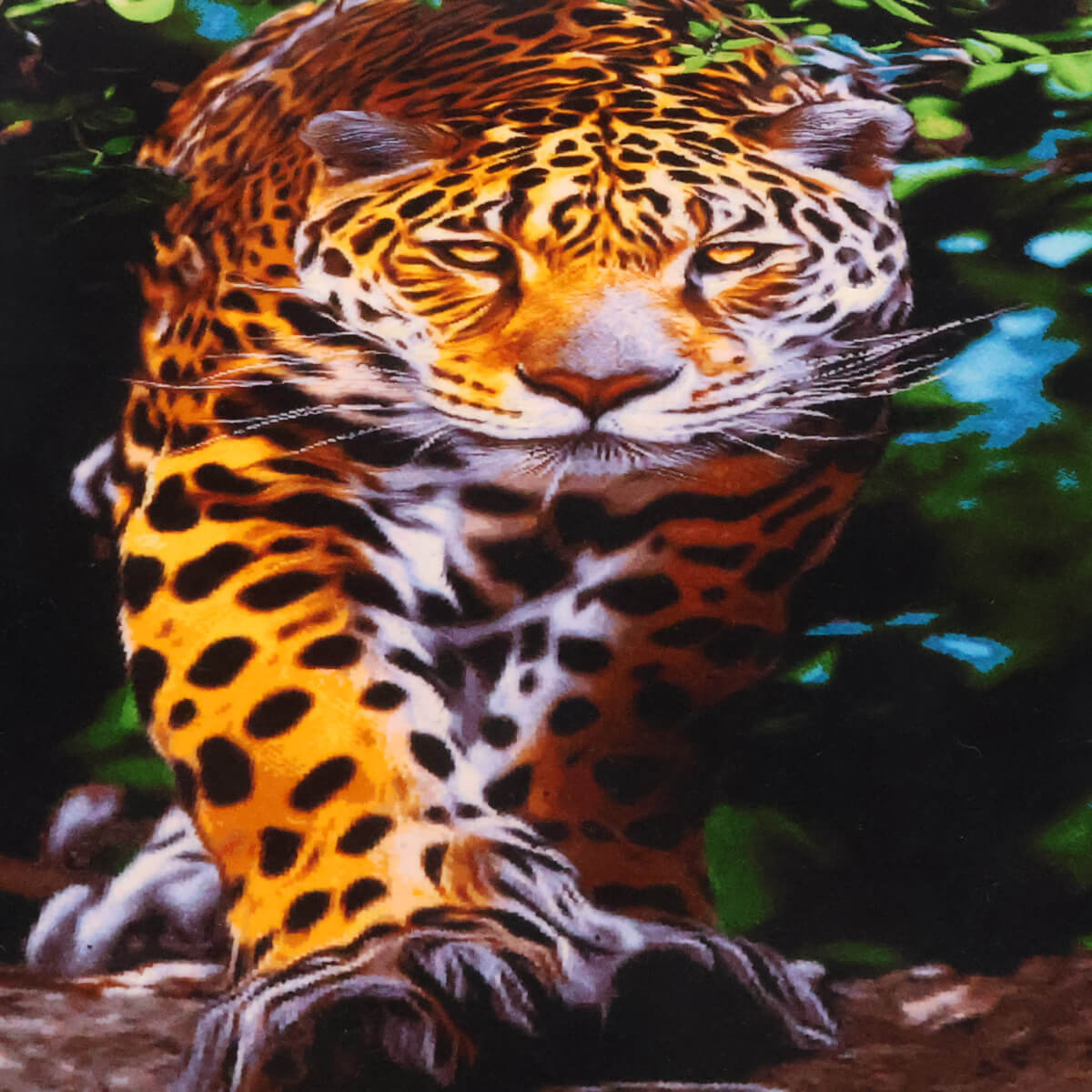 ペルシャ絨毯 タブリーズ産 絵画絨毯 107×87cm(FP-70255)