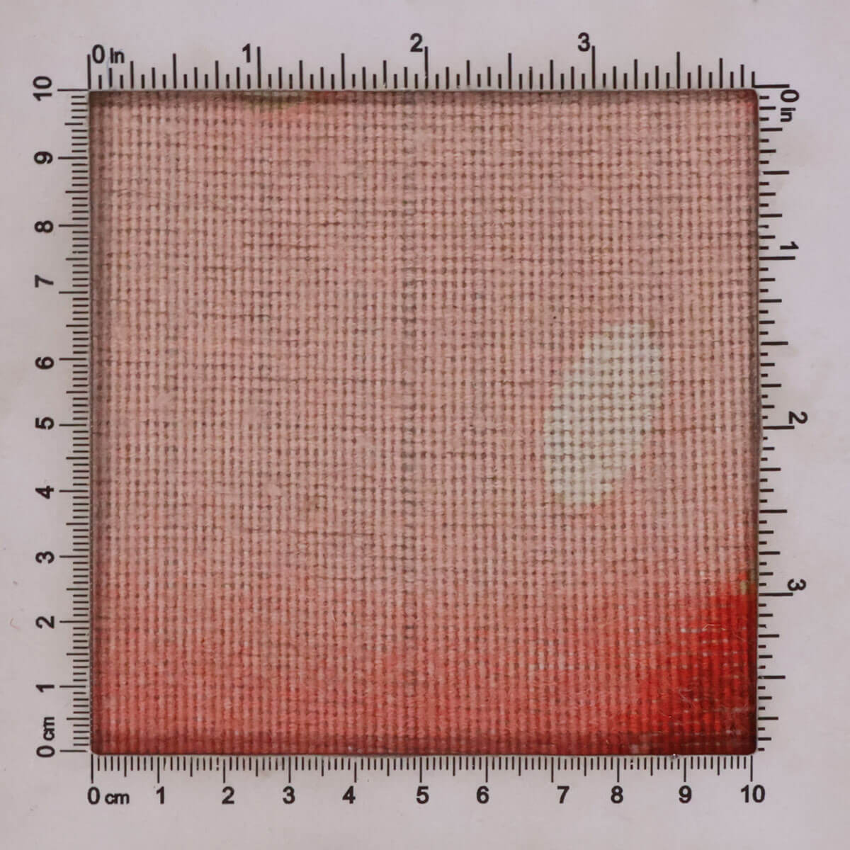 ペルシャ絨毯 タブリーズ産 絵画絨毯 67×58cm(FP-70265)