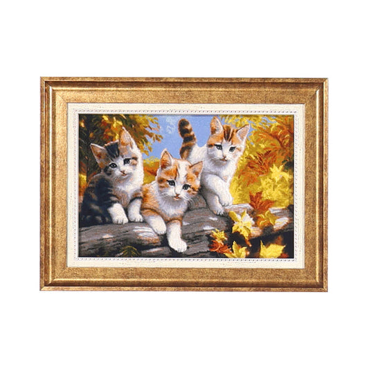 ペルシャ絨毯 タブリーズ産 絵画絨毯 75×56cm(FP-70268)