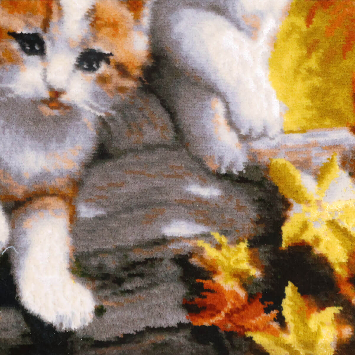ペルシャ絨毯 タブリーズ産 絵画絨毯 75×56cm(FP-70268)
