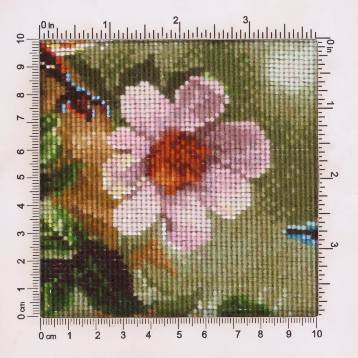 ペルシャ絨毯 タブリーズ産 絵画絨毯 79×61cm(FP-70272)
