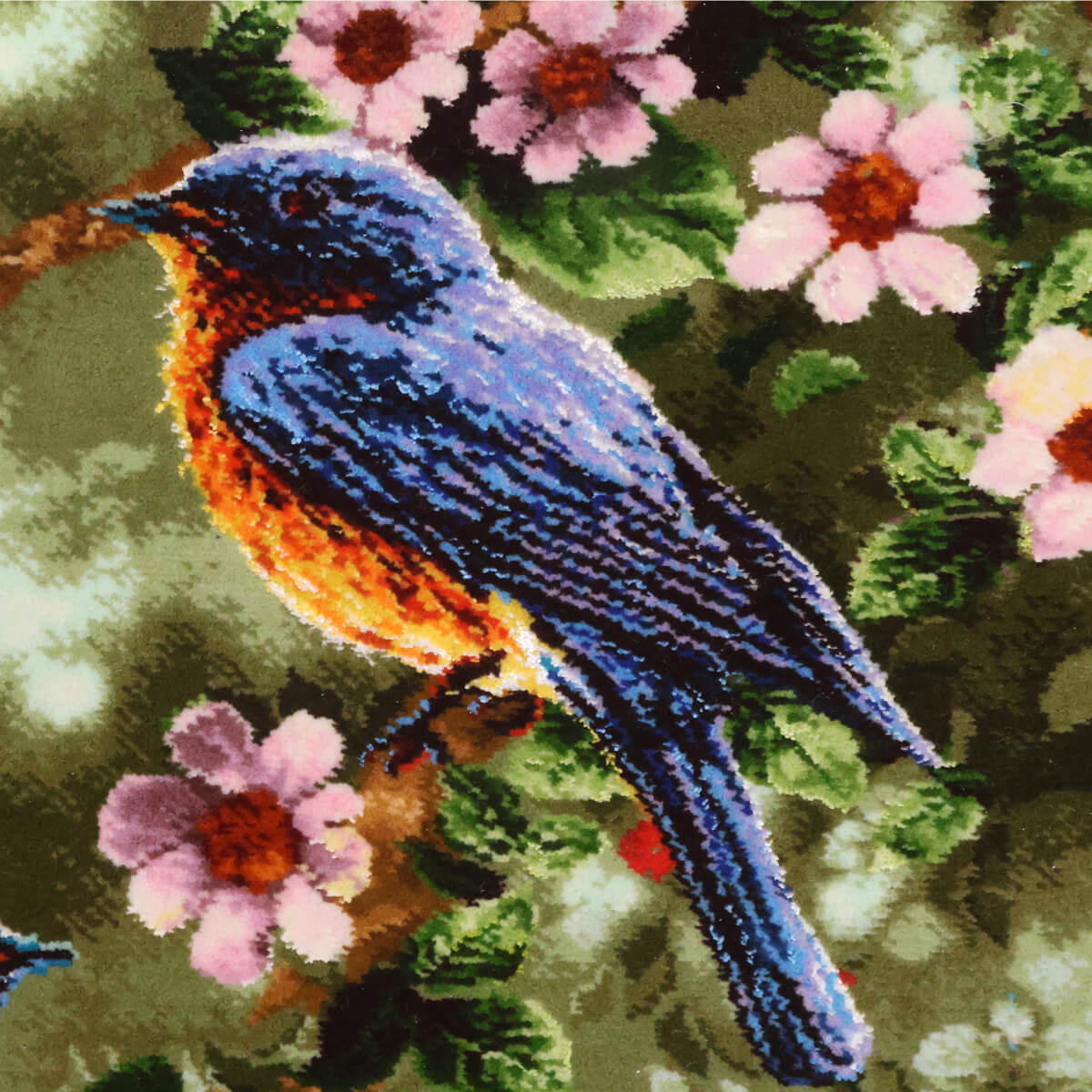 ペルシャ絨毯 タブリーズ産 絵画絨毯 79×61cm(FP-70272)